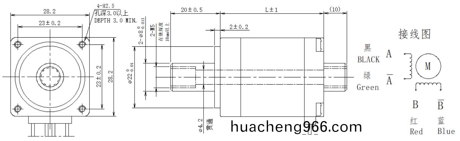 28係列(lie)空(kong)心(xin)軸電機(jī)(ji)結(jié)(jie)構(gòu)(gou)